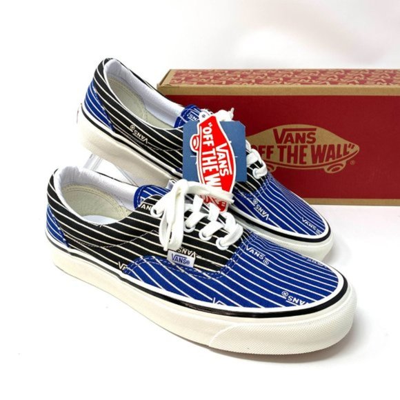 💖MEGA SALE💖VANS Era 95 Dx Canvas Black Blue Sneakers Skate Women's VN0A2RR11VA - Picture 5 of 16